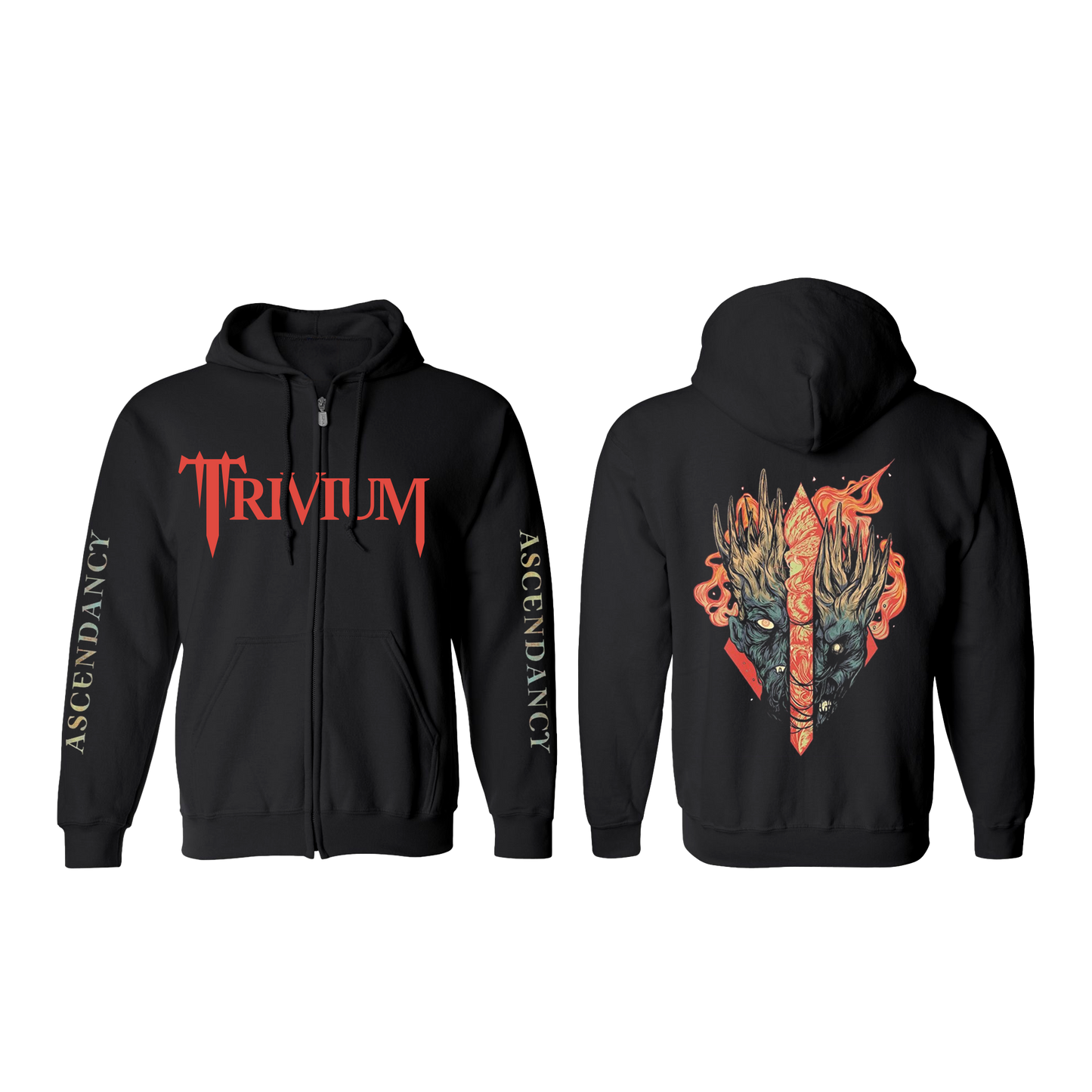 Ascendancy Logo Zip Up Hoodie