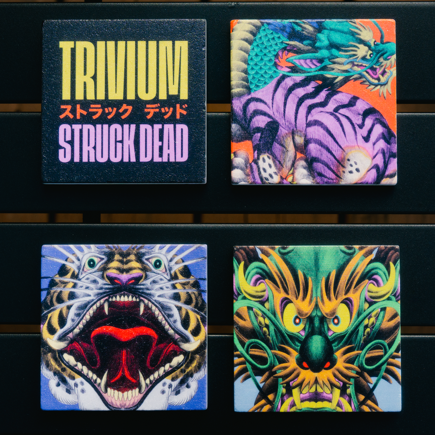 Struck Dead Stone Coaster Set