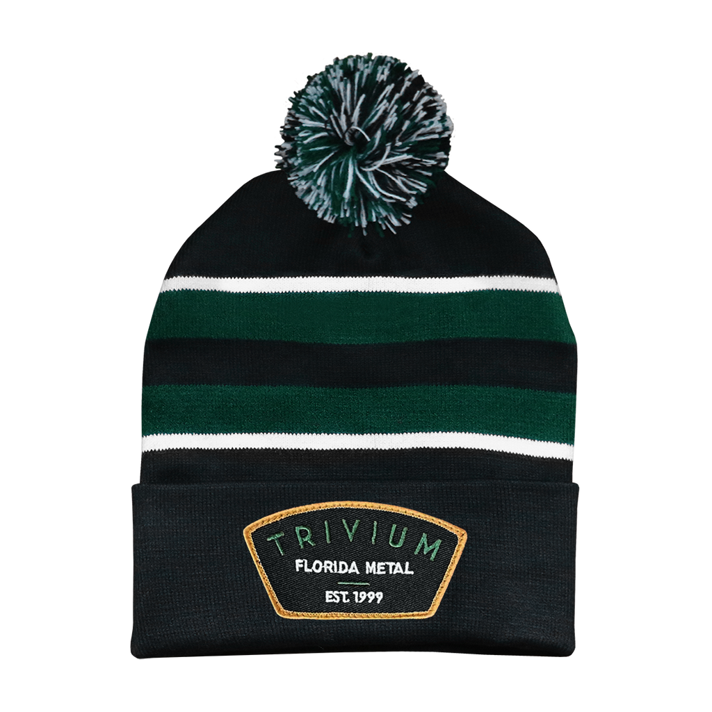 Florida Metal Pom Beanie