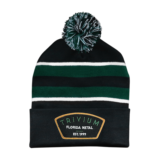 Florida Metal Pom Beanie