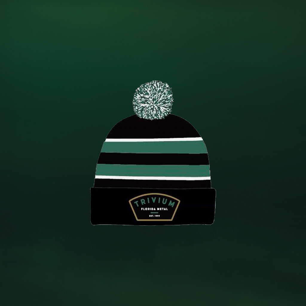 Florida Metal Pom Beanie