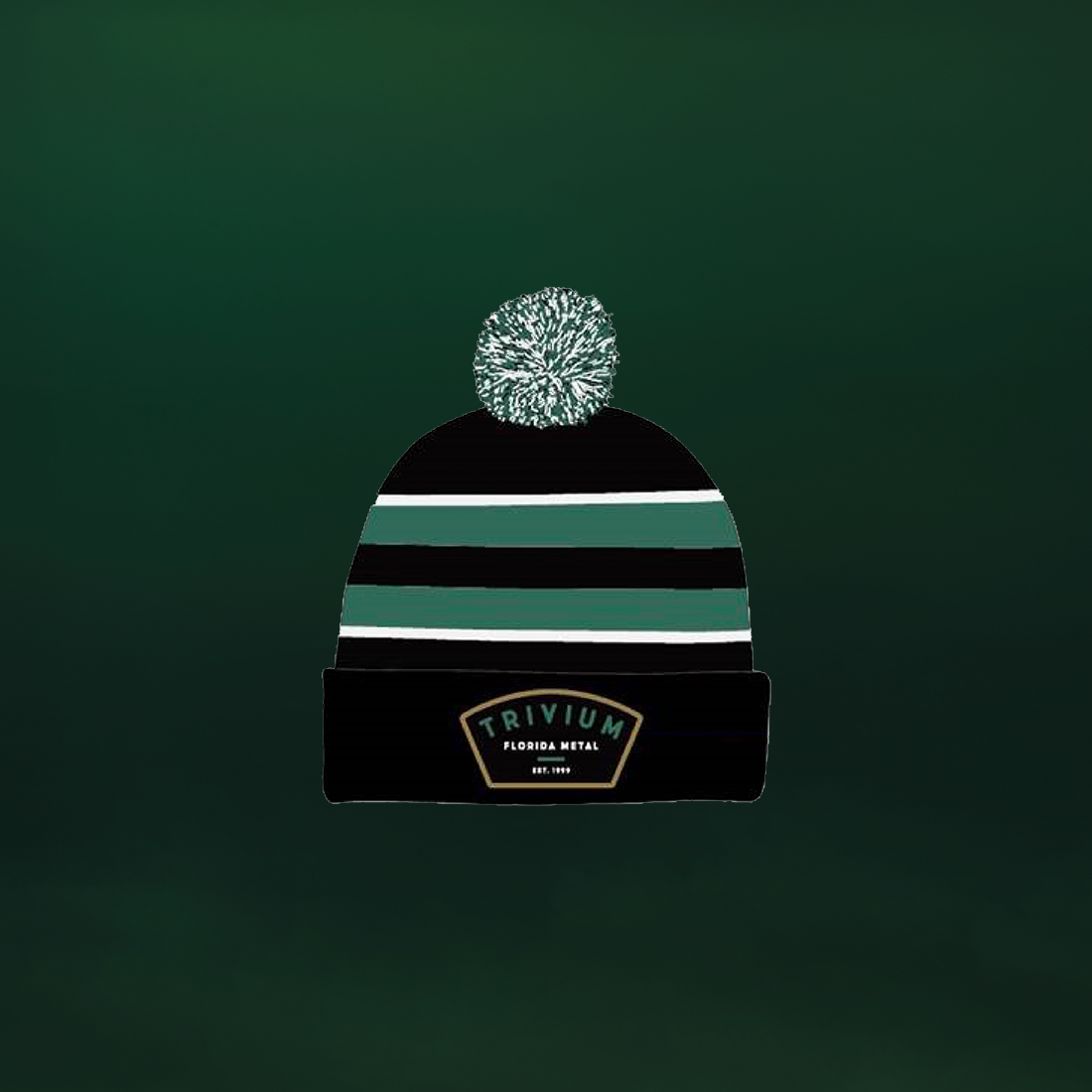 Florida Metal Pom Beanie