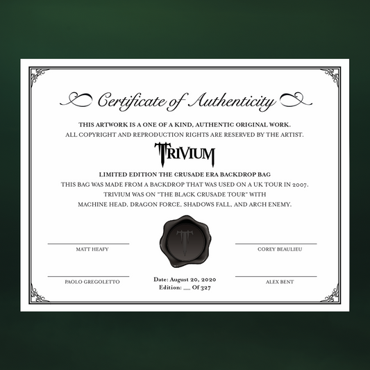 Certificate of Authenticity