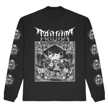 SKULL LONG SLEEVE TEE