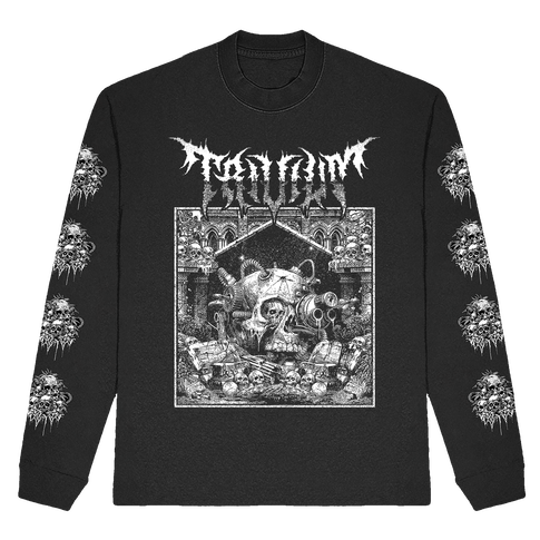 SKULL LONG SLEEVE TEE