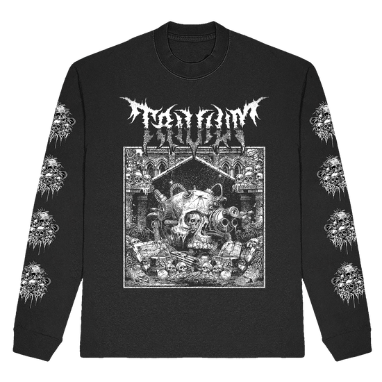 SKULL LONG SLEEVE TEE