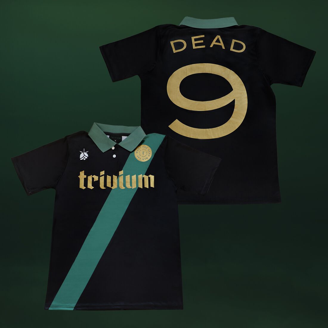 Dead 9 Soccer Jersey (Black) | Trivium Official Store
