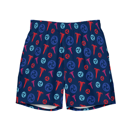 Blue Logo Swim Trunks Blue Logo Swim Trunks