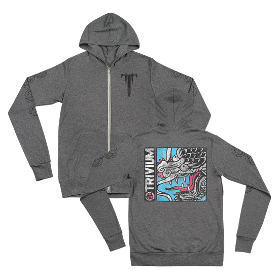 Trivium Dragon Zip Hoodie Trivium Dragon Zip Hoodie