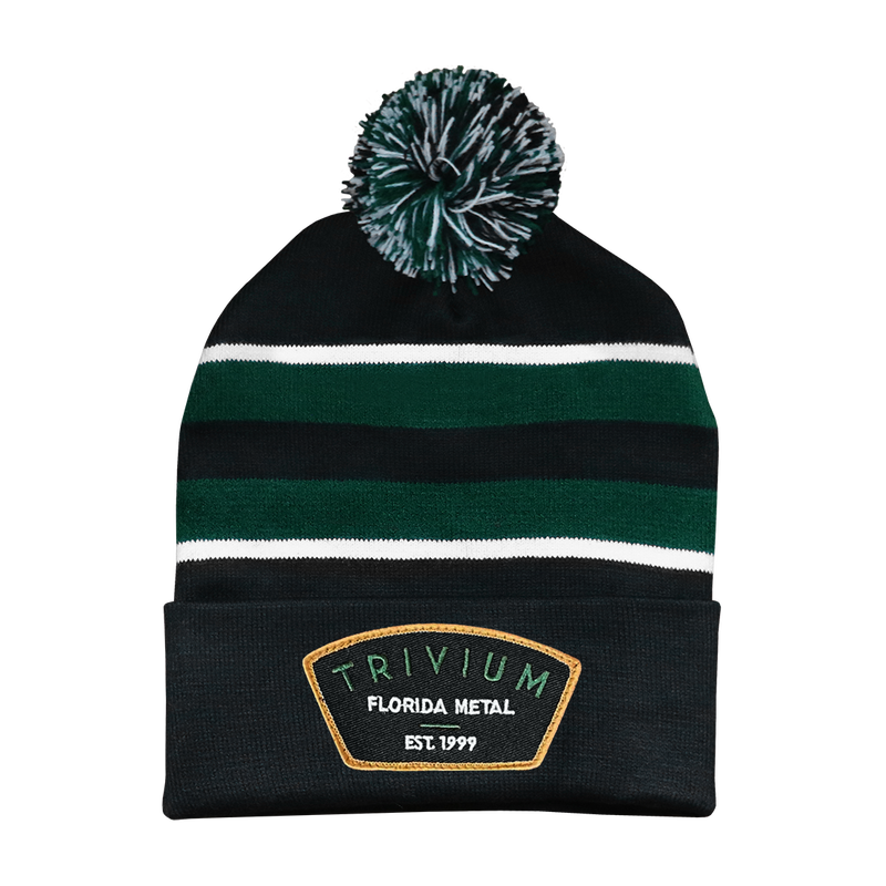 Florida Metal Pom Beanie