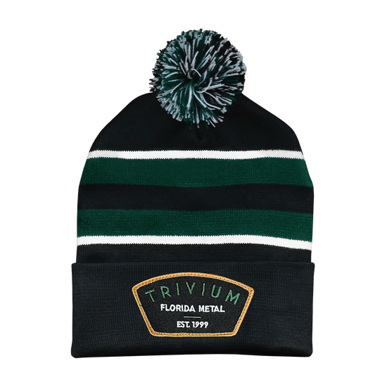 Florida Metal Pom Beanie | Trivium Official Store Florida Metal Pom Beanie | Trivium Official Store