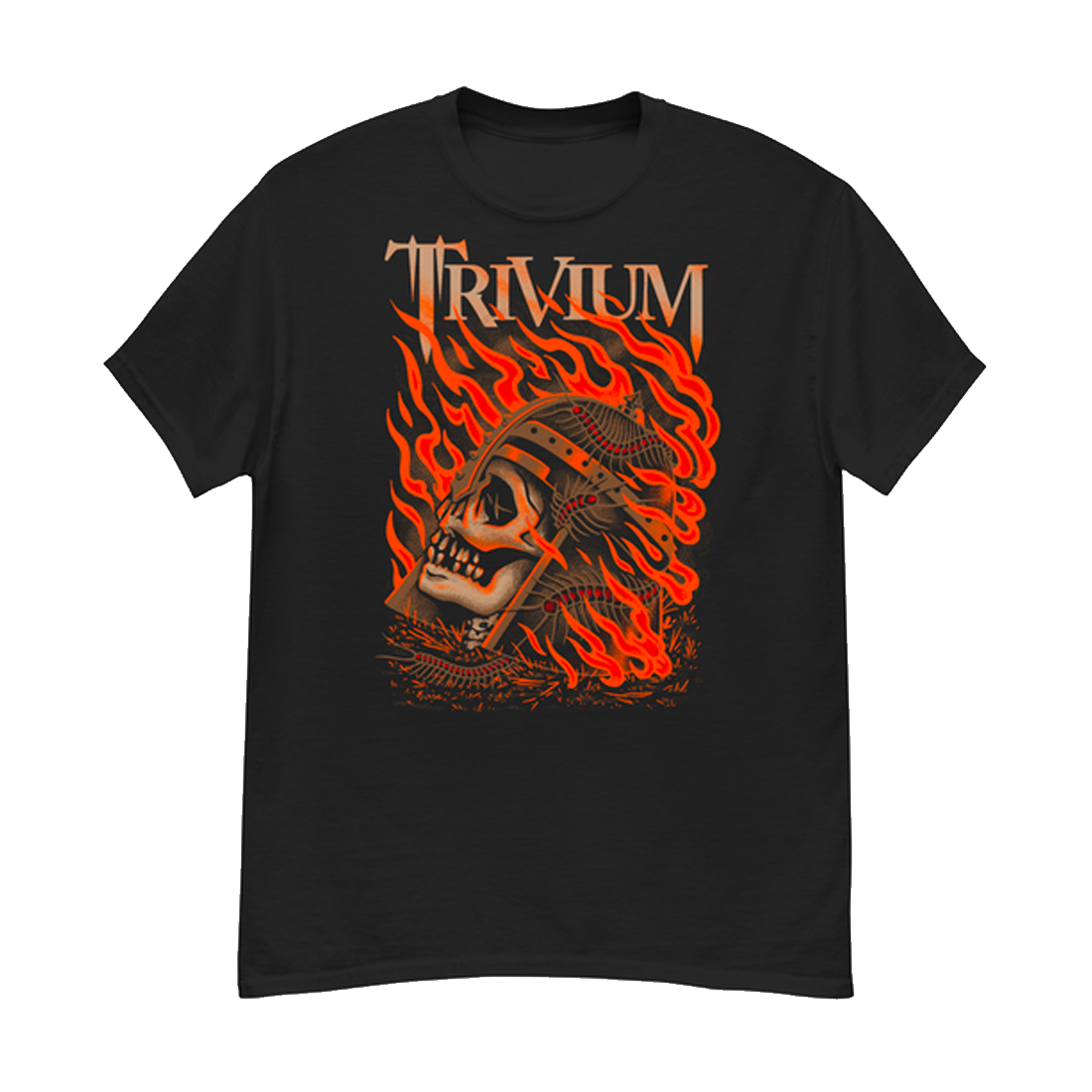 Flaming Skull T-Shirt | Trivium Official Store